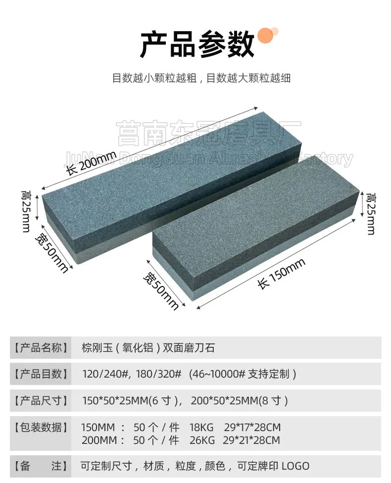 棕刚玉双面油石，氧化铝双面磨刀石，磨刀石，油石，aluminum oxide sharpening stone，家用厨房户外酒店油石磨刀石 塑料底座，200X50X25MM，150X50X25MM，8X2X1”，6X2X1，磨刀器套装120#240#180#320#800#1000#精磨粗磨细磨跨境外贸，精磨油石，粗磨，细磨，跑江湖，摆地摊，菜刀剪刀屠宰刀，大号小号油石，魔石，陶瓷免烧油石 批发工厂定制 厂家磨刀神器 定角 地摊货源 跑江湖 磨刀工具 磨刀石天然 磨刀架 迷你 陶瓷磨刀棒 商用磨刀石 knife 手持磨刀 磨刀石日本 磨刀石底座 砥石 粗磨 细磨 精磨 单面 迷你 磨刀石套装，跨境外面油石，亚马逊油石，超精油石。精磨抛光 超细 细磨 开刃 金钢砂磨刀石 金刚沙磨石