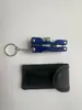 Alicates plegables multifuncionales con luz LED alicates para pesca al aire libre camping mini portátil herramienta de emergencia multiusos cuchillo alicates