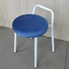Taburete Creativo Ins para Vestir Taburete Pequeño Moderno Taburete de Sala de Estar Taburete de Ocio Taburete Simple Taburete para Manicura en Casa Taburete de Maquillaje con Respaldo