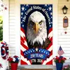 Capa de Porta de Tecido Elástico Decoração Dia da Independência Capa para Cabeça de Porta Decoração do 250º Aniversário dos EUA Capa de Porta Fábrica Atacado Personalização