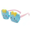Nuevas Gafas de Sol Polarizadas para Niños y Niñas, Gafas de Sol con Tapa Superior de Gato de Dibujos Animados, Gafas de Silicona para Bebés, Gafas de Sol al por Mayor para Niñas