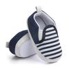 Sapatos de bebê atacado listrado azul marinho moda bebê criança sapatos sapatos de bebê sapatos infantis 0148 antiderrapante