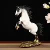 Adorno de Caballo de Latón "Éxito Instantáneo", Decoración Nueva de Sala de Estar Estilo Chino, Regalo Decorativo para Entrada de Casa Oficina