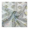 Tela de encaje Lentejuela dorada Bordado con hilo de colores Tela bordada Ropa de mujer de alta calidad Vestidos de novia Vestidos de noche Vestidos Tela para ropa