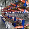Prateleiras Cantilever Transfronteiriças Suportam Atacado e Personalização Não Padrão, com Altura Ajustável para Materiais Longos, Prateleiras Cantilever de Lado Único e Duplo