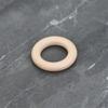 25-180mm cor de madeira maciça faia círculo atacado Faia diy crianças brinquedo de dentição cola de dente anel de madeira