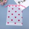 Bolsa transparente portátil love bundle de bolso com cordão para viagem, sub-bolsa para roupas, bolsa para guardar roupa íntima e sapatos, atacado