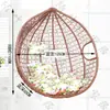 Columpio de silla colgante cesta individual cabeza separada cesta colgante silla colgante mecedora hamaca para balcón exterior cesta para el hogar silla columpio