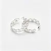 Anillo de corazón de plata de ley s925, exquisito acabado cepillado, anillo de corazón apilado para mujer, diseño hueco, sensación de alta gama, anillo de dedo índice abierto