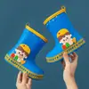 Botas de lluvia creativas DIY para niños niñas niños nuevo jardín de infantes bebé zapatos impermeables botas de lluvia antideslizantes para niños