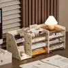 Caja de Almacenamiento de Archivos de Escritorio, Estante de Almacenamiento de Información de Escritorio, Organizador de Libros y Papelería para Dormitorio de Estudiantes, Marco de Archivos A4