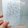 Cara Cara Autoadhesivo Maquillaje Pegatina Ceja Diamante Pegatina Bola de Diamante Niños Mariposa Tul Hilo de Seda Escenario Actuación