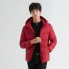 Chique de Lago Plano Novo Estilo Coreano Jaqueta de 90% Penas com Capuz Masculina Jovem Casaco Grosso Tamanho Grande