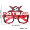 Gafas Divertidas de Fútbol para el Mundial 2026 EE.UU.-Canadá-México Accesorios para Fotos de Fiesta de Cumpleaños Marcos de Colores Disfraz Feliz