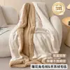 Manta de Felpa de Coral para Bebé Clase A, Engrosada para Invierno, Adecuada para la Siesta, Aire Acondicionado de Oficina, Sofá, Colcha Pequeña, Chal y Manta de Tiro