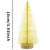 Suministros de Decoración Navideña Mini Árbol de Navidad Arreglo de Ambiente Festivo para el Hogar Árbol de Pinos de Colores Árbol de Pino Pequeño Artificial
