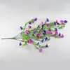 Flor Artificial Malha 45 Eucalipto Glória da Manhã Glória da Manhã de Casamento Pendurado na Parede Decoração Interna e Externa de Hotel Buquê de Flores Artificiais