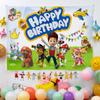 Tapiz de tela con diseño de celebridad de Internet para cumpleaños, estilo Ins, para niños y niñas, decoración de dormitorio de bebé, tela colgante para fiesta