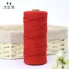 Cuerda de Algodón de Colores Hecha a Mano DIY Bolsa de Malla Tejida Material para Tapicería Artesanía Decorativa Etiqueta 2-3-4 mm