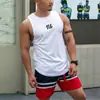 Colete sem Manga Masculino Secagem Rápida Esportivo Solto Malha Camiseta Marca Tendência Ins Roupas Fitness Tamanho Grande Roupas de Treino de Basquete