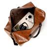 Bolsa de viaje portátil, impermeable, de PU, para hombre, para corta distancia, gran capacidad, ligera, suave, para deportes de gimnasio