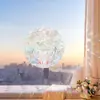BR-JD510 Láser Colorido Palma de Loto Sol Luna Autoadhesivo Atrapasoles Pegatina para Ventana Pegatina Decorativa de Vidrio para el Hogar
