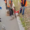 Piedra alemana mármol apilamiento piedra mano doble persona tipo elevación herramienta de instalación pinza elevación losa de carretera pinza clip clip bordillo