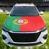Productos de la Copa Mundial 2026 EE. UU.-México-Canadá Bandera de Portugal Bandera para Coche Cubierta para Espejo de Coche Funda para Coche Capucha