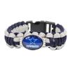 Pulseira de Paracord Tecida de Time de Futebol da NFL 32 Pulseira de Sobrevivência ao Ar Livre Pulseira Cowboys