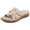 Z637-5 Nuevas Sandalias Europeas y Americanas 2025 para Mujer Transfronterizas Casual Ligeras Talla Grande Sandalias de Cuña Retro a Cuadros