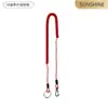 Cordón retráctil de alambre de acero, cuerda gruesa de pesca anti-pérdida, cordón elástico anti-pérdida para herramientas, estiramiento de 72 cm, 4.2 m, colores disponibles