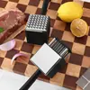 Nuevo Martillo Deshuesador de Carne de Acero Inoxidable Dos en Uno, Aguja Deshuesadora de Carne, Martillo para Bistec, Ablandador de Carne, Herramienta de Cocina Dispositivo Deshuesador de Carne