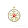 Fábrica de Origen Joyería Microincrustada Accesorios Piezas de Cobre Serie Ojo del Diablo Ojos Serie Mariposa Colgantes
