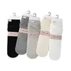 Calcetines Holgados de Malla Hueca para Primavera y Verano para Mujer, Ultradelgados, Transpirables, Absorbentes de Sudor, Longitud Extendida, Doble Aguja, Calcetines Lisos para Pantorrilla