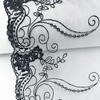 Borde Precioso de Encaje Floral de Malla Prensada Listo de Fábrica para Ropa Interior, Ropa, Textiles del Hogar, Accesorios de Encaje