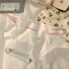 Pantaletas de Seda de Hielo Sin Costuras de una Sola Pieza para Mujer, Tirantes Finos Sexy, Cintura Baja, Elásticas, Amigables con la Piel, Entrepierna de Algodón Puro, Bragas Transpirables