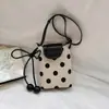 Bolsa Tote Pequena de Alto Valor para Verão Transfronteiriça para Mulheres 2026 Nova Bolsa de Mão com Bolinhas para Celular Bolsa de Ombro Transversal