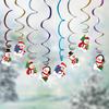Suministros de Navidad Árbol de Navidad de Papel Estéreo Colgante Espiral Jardín de Infancia Creativo Navidad Dibujo Animado Colgante de Vórtice