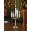 Adorno de Candelabro Retro de Hierro Forjado Europeo Sala de Estar Comedor Decoración de Atmósfera para Cena a la Luz de Velas Decoraciones Creativas para el Hogar
