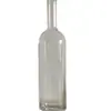 [Vidrio Humano] Material de Cristal Botella de Vino Tinto Transparente, Botella de Vino de Vidrio Transparente Resistente al Calor y a la Presión con Logotipo Impreso Botella de Licor
