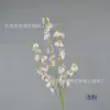 5 tenedores orquídea danzante de soja al por mayor tela de seda flor artificial orquídea Wen Xin decoración del hogar flor artificial material para arreglo floral de boda