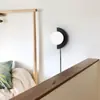 Lámpara de Pared Colorida Minimalista Moderna Macarrón Habitación Infantil Arte Nórdico Fondo de Pared Iluminación LED Montaje Superficial para el Hogar