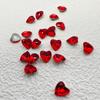 Boutique de joyería para uñas K9 cristal natural 6MM forma de corazón de durazno taladro de vidrio puntiagudo taladro con forma chapado taladro para uñas