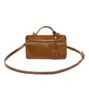 Bolso de Mano Retro de Estilo Europeo Transfronterizo de Nicho 2026 Otoño/Invierno Nueva Moda para Viajes Diarios Cruzado Pequeño Cuadrado para Lonchera