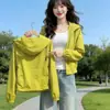 Nuevo Top con Capucha Versátil Otoño 2026 para Mujer, Estilo Coreano, Cárdigan Elegante Holgado, Chaqueta Corta Casual A13670