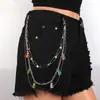 Cadena de Cintura de Oso de Resina de Color Caramelo Transfronteriza Europea y Americana Cadena con Colgante de Hongo Acrílico de Moda Hip-hop Urbano