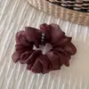 Goma para el pelo de malla de color liso estilo coreano con un toque de alta gama, Diadema elástica para mujer, Accesorio para el pelo de alta elasticidad