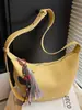 Bolso Simple Estilo Coreano para Axila para Mujer 2025 Nuevo de Aspecto Elevado y Elegante Bolso Dumpling Casual para Ropa de Trabajo Bolso de Hombro Cruzado