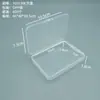 Caja de Plástico PP Rectangular Transparente Caja de Almacenamiento para Piezas de Ferretería Caja de Embalaje para Tarjetas de Joyería Caja de Almacenamiento para Equipo de Pesca