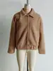 Chaqueta de Lana Popular Simple Casual para Mujer Estilo Europeo y Americano Za Brand 2025 Transfronteriza Aliexpress
